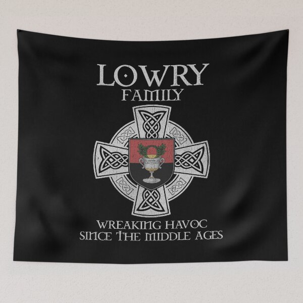Item preview, Lowry Family Crest – Medieval Heritage Emblem for Ancestry Lovers & Vintage Style Fans designed and sold by 9X FR.