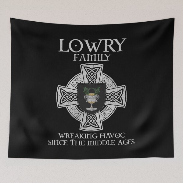 Item preview, Lowry Family Crest – Medieval Heritage Emblem for Ancestry Lovers & Vintage Style Fans designed and sold by 9X FR.