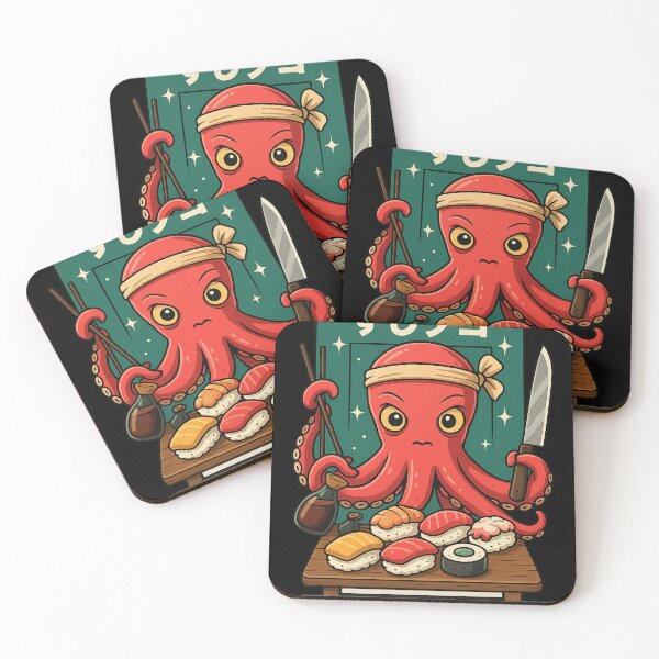 Item preview, Octopus Sushi Chef Design – Funny Japanese Food Art designed and sold by haitrieuic96.