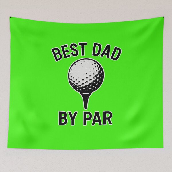 Item preview, Funny Mens Golfing Design Best Dad by Par and Other Graphic Golf Tees for Dads designed and sold by chris-ellis-art.