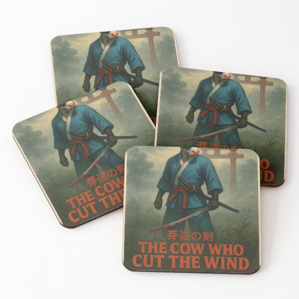 Item preview, Cow Samurai  designed and sold by WeirdMDK.