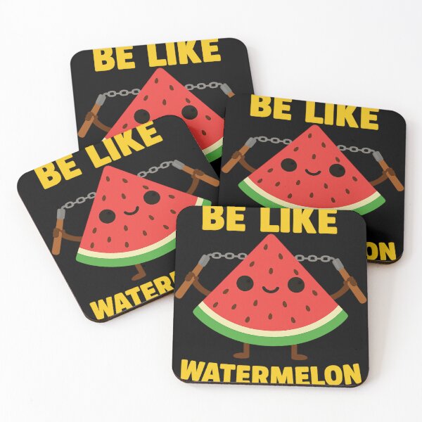 Item preview, Funny Watermelon Cartoon Design – Be Like Watermelon designed and sold by haitrieuic96.