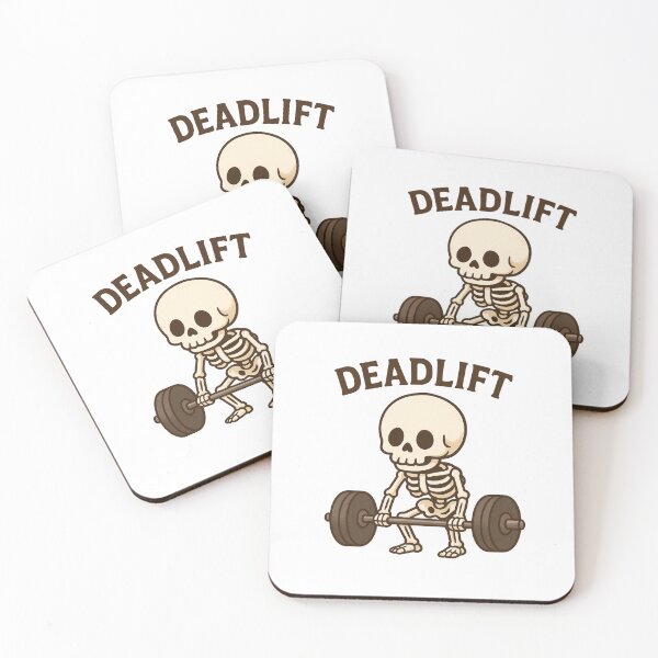 Item preview, Halloween Gym Skeleton Deadlift designed and sold by Prints-by-Olaf.