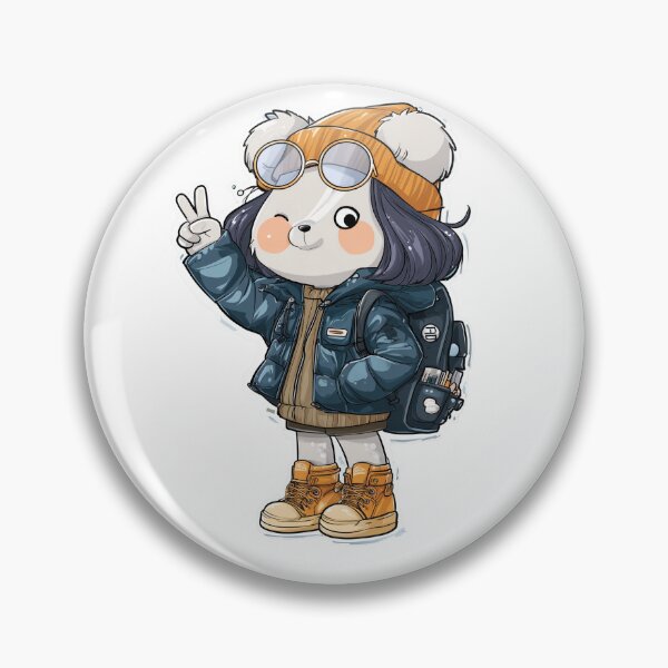 Item preview, Cute Hiking Gom (Bear)  designed and sold by PeikkoBear.