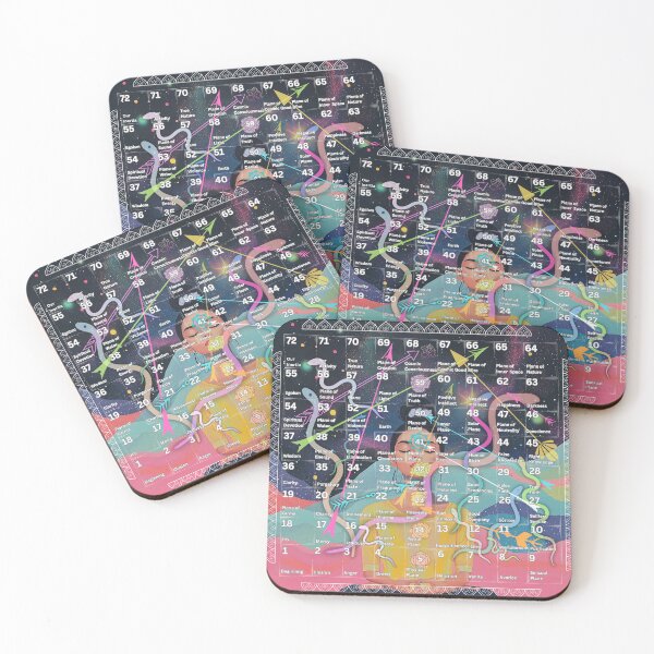 Item preview, Leela Game Board Cosmic Girl Design designed and sold by Misasha.