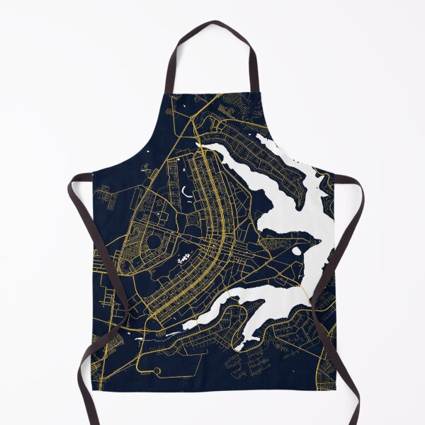Item preview, Brasilia City Map of Brazil - Gold Art Deco designed and sold by deMAP.