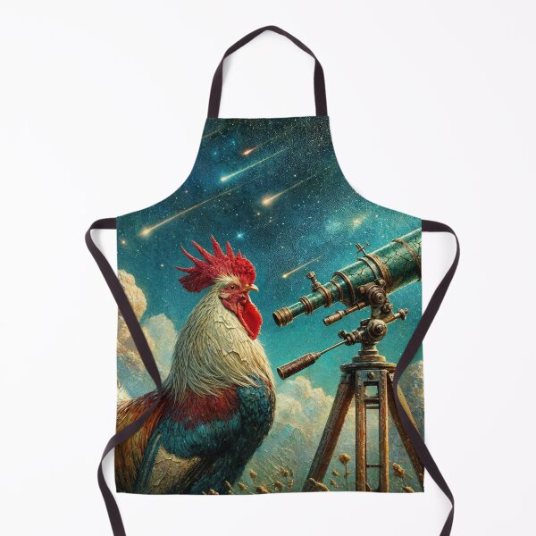 Item preview, Rooster Gazing at the Perseids designed and sold by M-Y-A-R-T-.