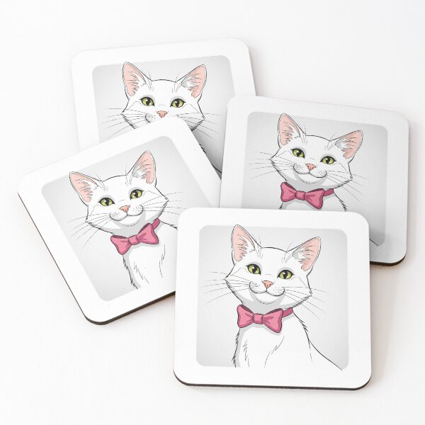 Item preview, White Elegant & Stylish cat designed and sold by piairz-shop.