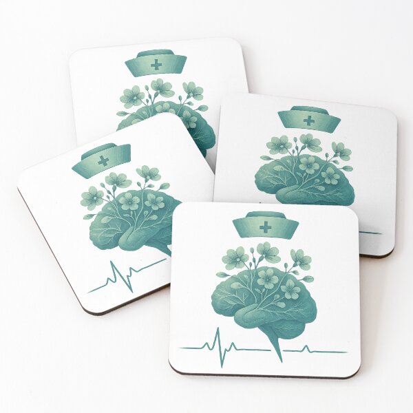 Item preview, Psychiatric Nurse Neurobloom - Mental Health Healer Art designed and sold by TONSNAP.