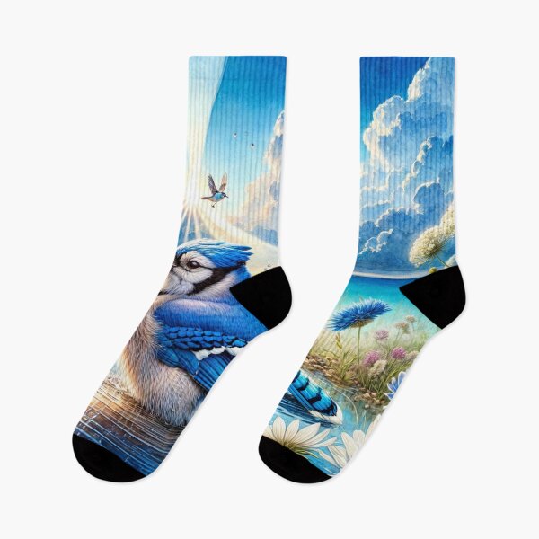 Item preview, Blue Jay Refreshing in the Water designed and sold by M-Y-A-R-T-.