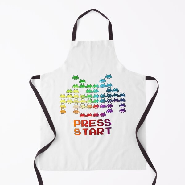 Item preview, Space invaders press start  designed and sold by KetiaArtWorld.