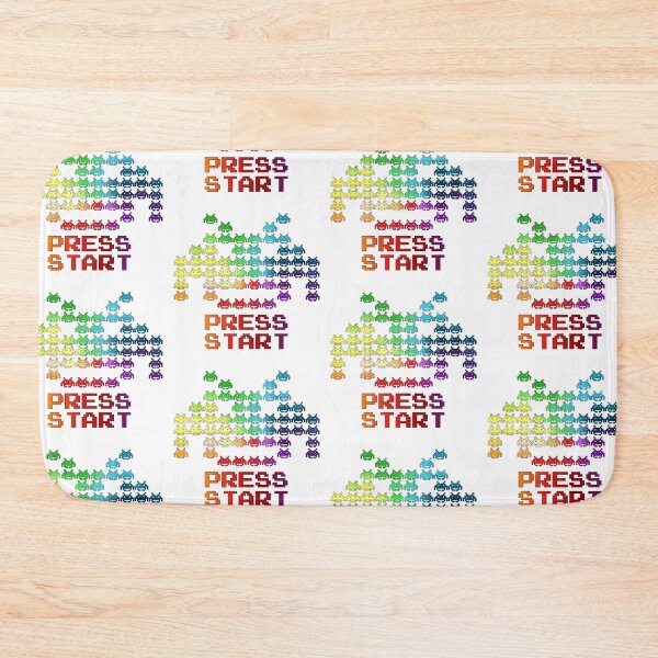 Item preview, Space invaders press start  designed and sold by KetiaArtWorld.