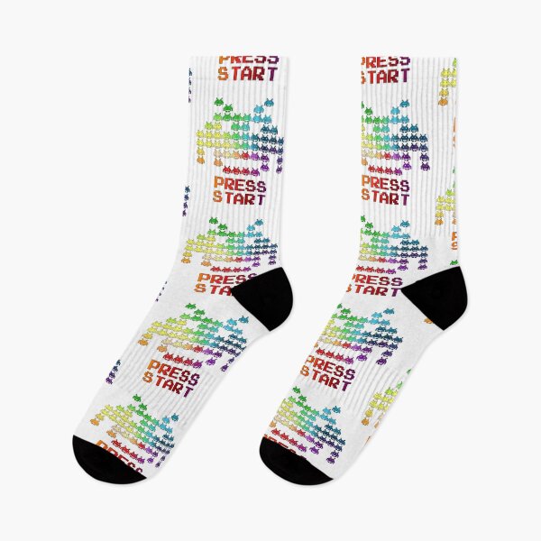 Item preview, Space invaders press start  designed and sold by KetiaArtWorld.