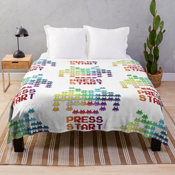 Item preview, Space invaders press start designed and sold by KetiaArtWorld.