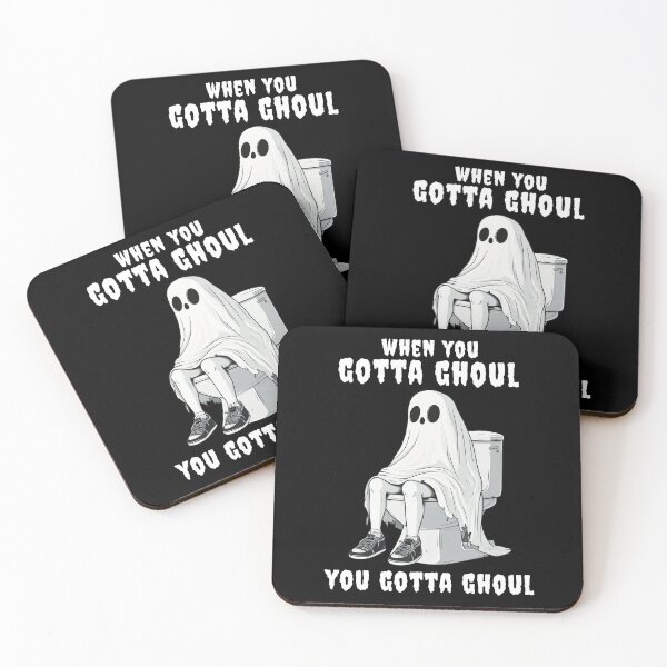 Item preview, Funny Ghost on Toilet – Halloween IBS Bathroom Humor designed and sold by RockFireMerch.
