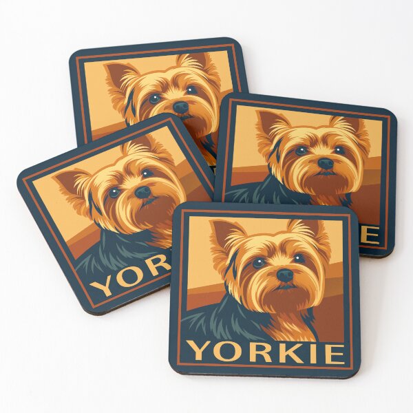 Item preview, Yorkie Retro Portrait designed and sold by AntiqueImages.