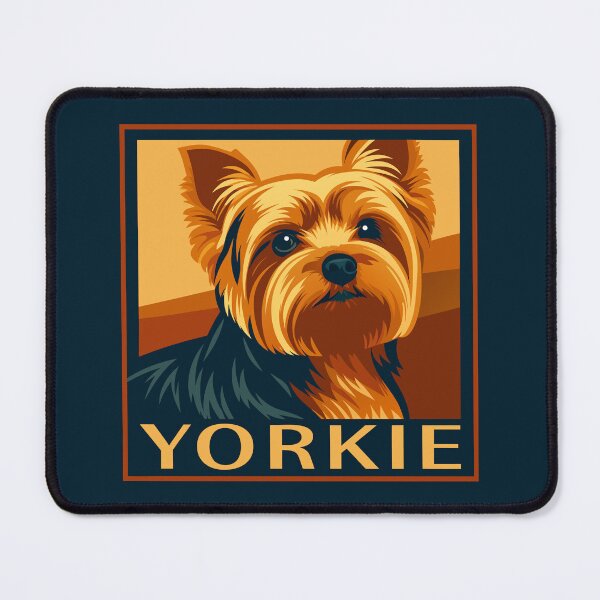 Item preview, Yorkie Retro Portrait designed and sold by AntiqueImages.