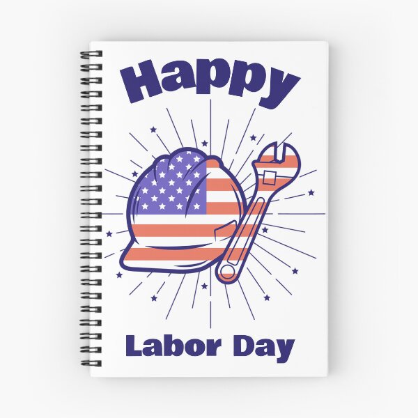 Item preview, Happy Labor Day Design - Adjustable Wrench and Helmet – Patriotic Worker Tribute Artwork designed and sold by Ani-24.