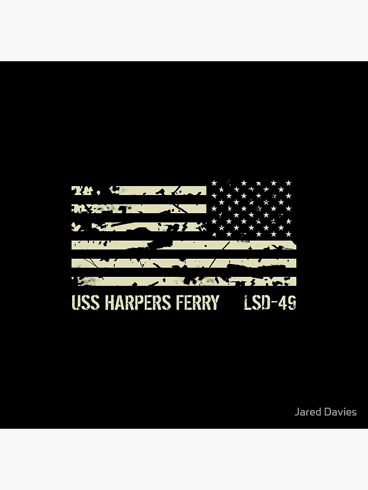 "USS Harpers Ferry" Poster by MilitaryCandA Redbubble