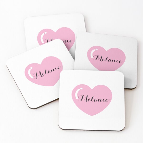 Item preview, Melanie Name with Pink Heart  designed and sold by Monika Howarth.
