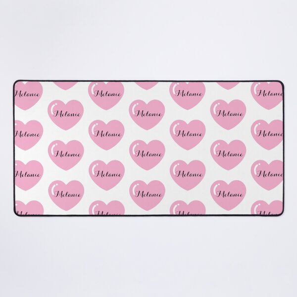 Item preview, Melanie Name with Pink Heart designed and sold by Artbymonika.