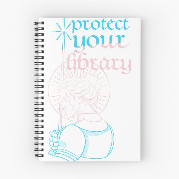 Item preview, Protect Your Library - Trans Pride designed and sold by Lady Emlyn Art.