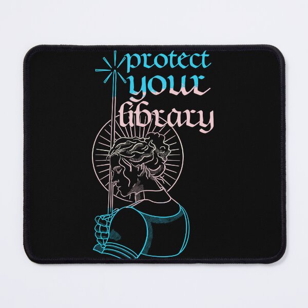 Item preview, Protect Your Library - Trans Pride designed and sold by Lady Emlyn Art.