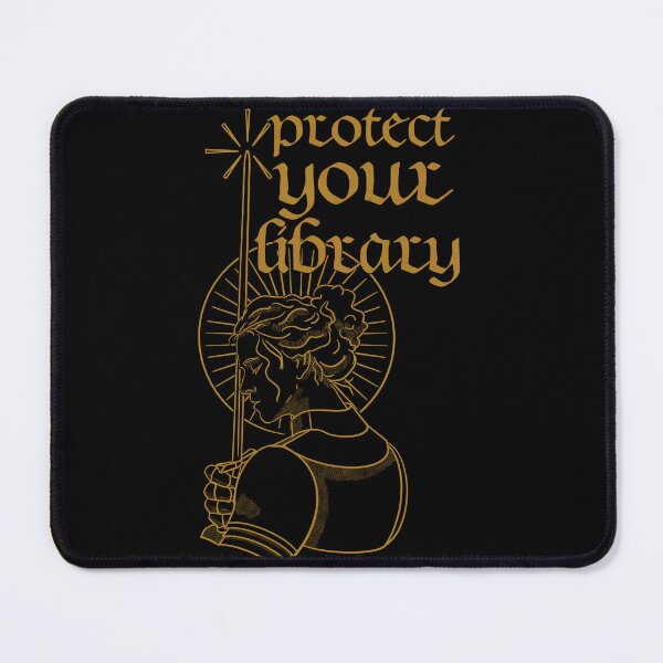 Item preview, Protect Your Library - Gold designed and sold by Lady Emlyn Art.