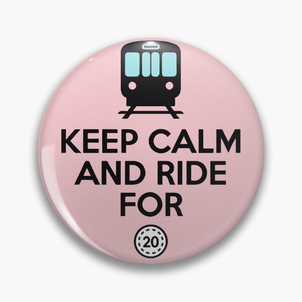 Item preview, Keep Calm and Ride for 20 – Bangkok BTS Skytrain designed and sold by pick-o-print.