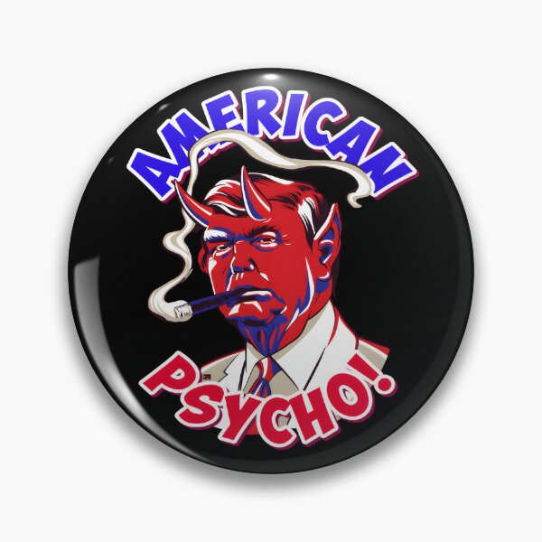 Item preview, “American Psycho: Cartoon Edition” designed and sold by Dark Humor Designs Co..