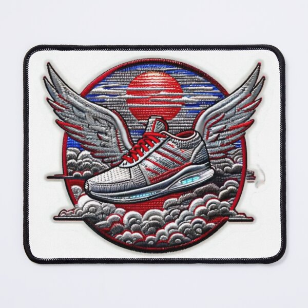 Item preview, Sky Flight Sneaker – Rising Sun Emblem Sticker Premium Cool Reloaded Trendy Best Gift designed and sold by Imaginarium of Chaos falcon88 .