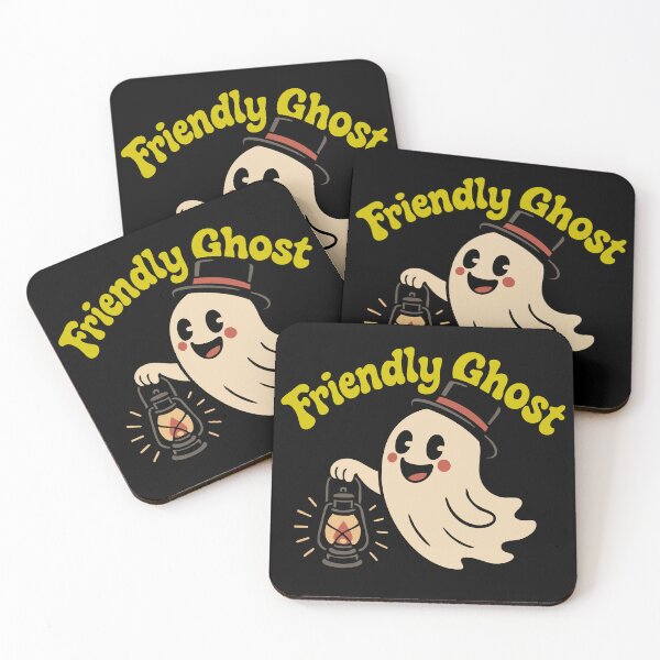 Item preview, Cute Friendly Ghost Cartoon with Lantern | Spooky Fun Halloween Design designed and sold by graphicnew.