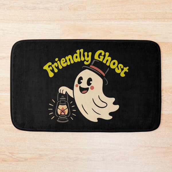 Item preview, Cute Friendly Ghost Cartoon with Lantern | Spooky Fun Halloween Design designed and sold by graphicnew.