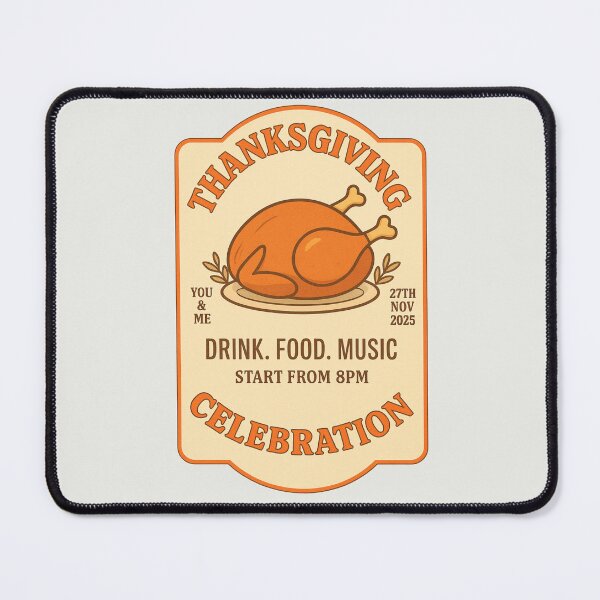 Item preview, Happy Thanksgiving 2025 Autumn Feast Vibes designed and sold by Piralez.