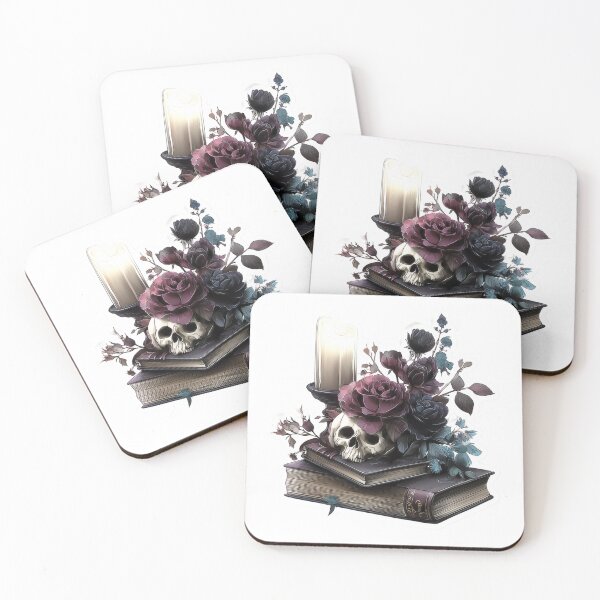 Item preview, Dark academia book stack designed and sold by MendaciousMina.