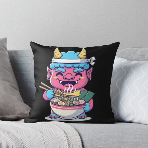 Item preview, Kawaii Oni Ramen Master – Cute Japanese Chef Demon designed and sold by PunnyBean.