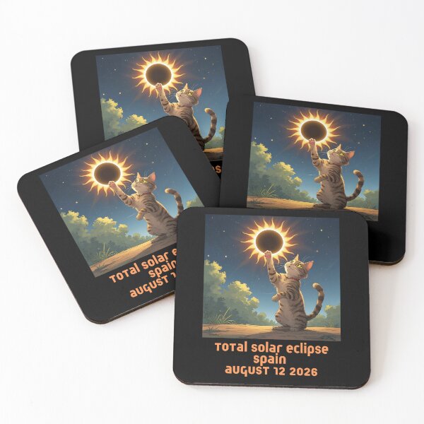 Item preview, Total Solar Eclipse Spain August 2026 Cat designed and sold by sydney-syder.
