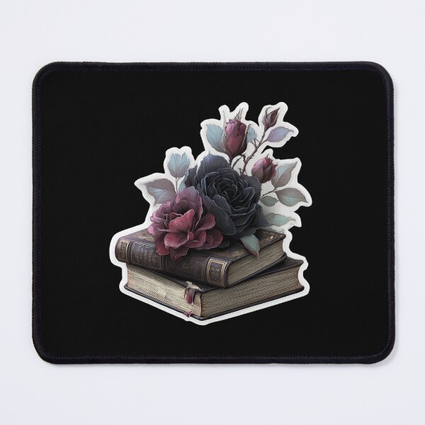 Item preview, Dark academia book stack designed and sold by MendaciousMina.