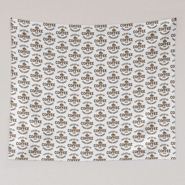 Item preview, Fueled by Coffee and Virgo Energy – Astrology Zodiac Humor designed and sold by BunBuntheDog-.