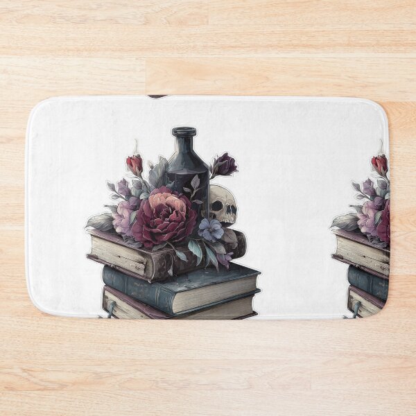 Item preview, Dark academia book stack designed and sold by MendaciousMina.