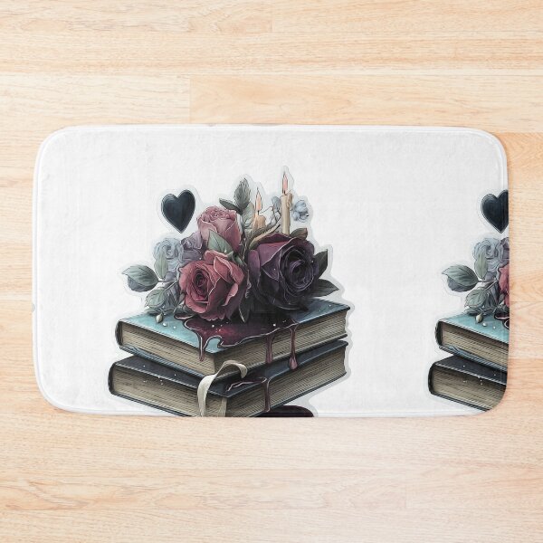 Item preview, Dark academia book stack designed and sold by MendaciousMina.