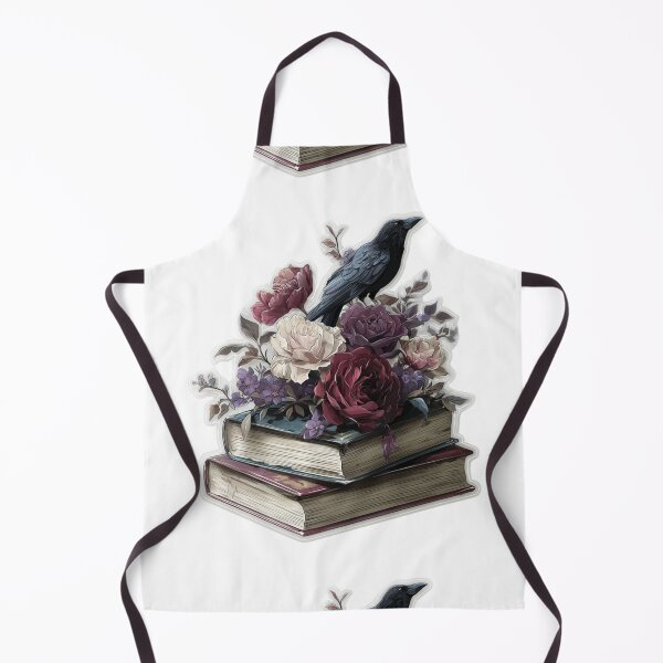 Item preview, Dark academia book stack designed and sold by MendaciousMina.