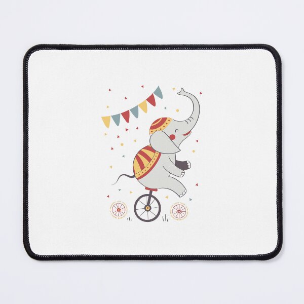 Item preview, Balancing elephant on a unicycle designed and sold by MrArtist Shop.