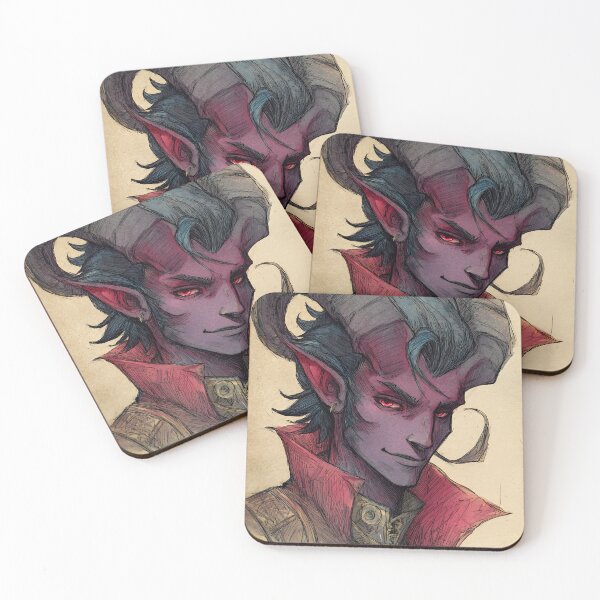 Item preview, RPG Tiefling Token designed and sold by bapupa.