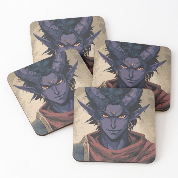 Item preview, Fantasy Tiefling Token designed and sold by bapupa.