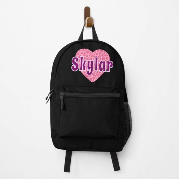 Item preview, Skylar Name Pink Leopard Heart designed and sold by Jeallan Designs.