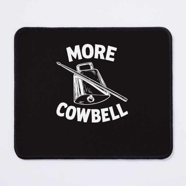 Item preview, More Cowbell T Shirt Funny Novelty Tee designed and sold by chris-ellis-art.