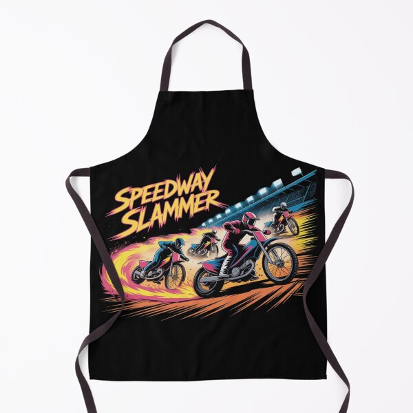 Item preview, Speedway Slammer Group Race – Motorcycle Speedway Illustration designed and sold by teevoxx.