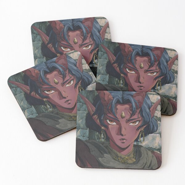 Item preview, Dark Tiefling Token designed and sold by bapupa.