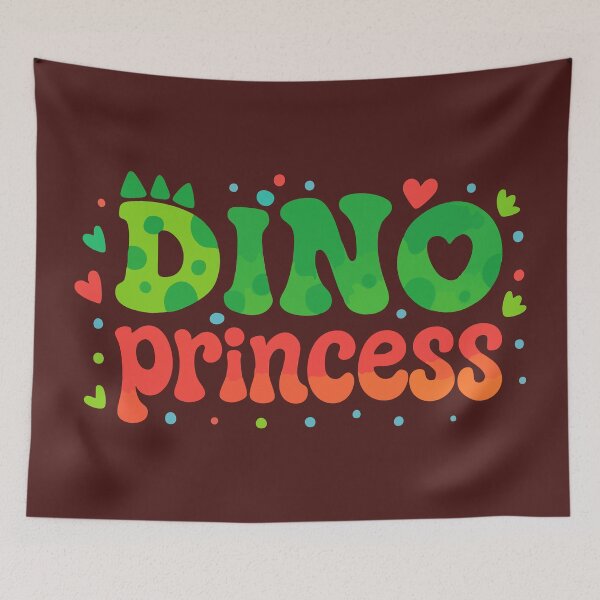 Item preview, Cute Dino Princess Cartoon | Adorable Dinosaur Girl Design designed and sold by graphicnew.